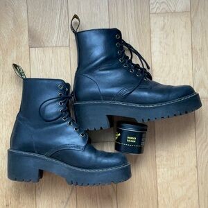 Dr. Martens Shriver Hi, size 7, black (plus wonder balsam)